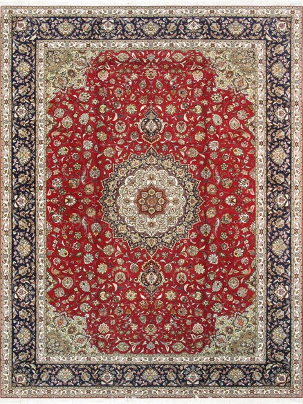 Pasargad Persian Tabriz 025762 Red